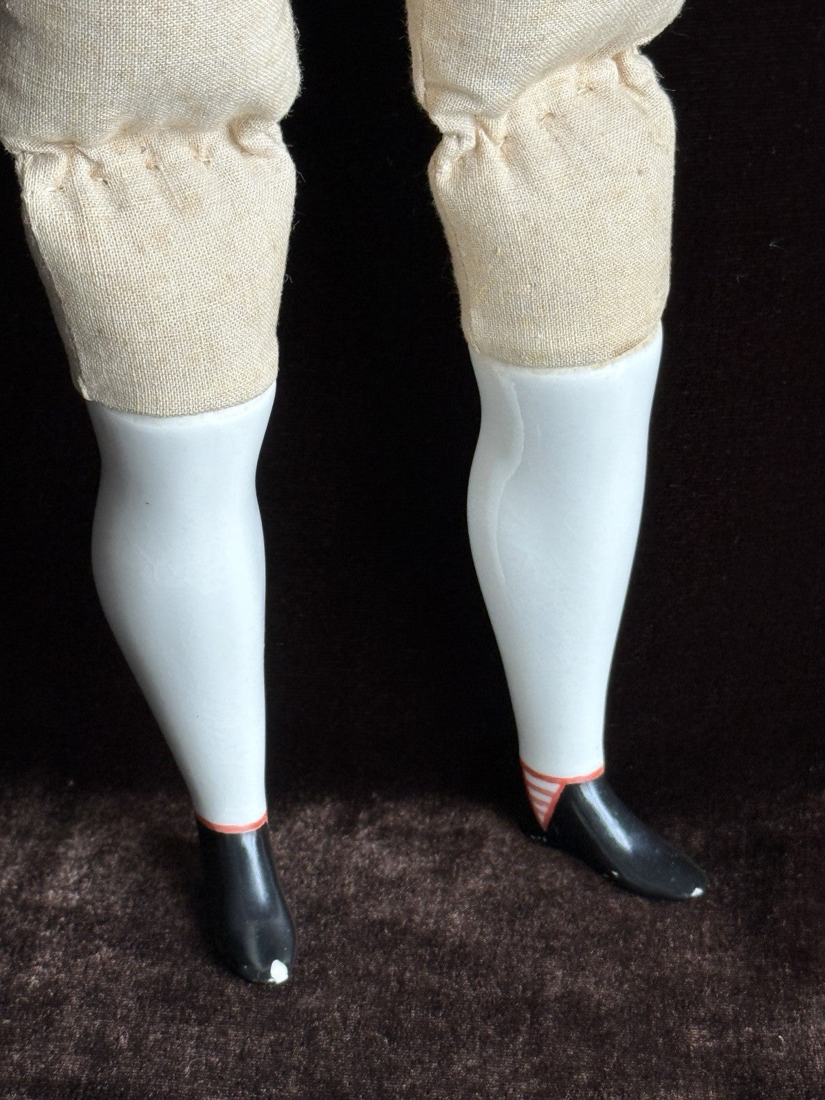 Vintage 18.5” Repro of Antique German Jenny Lind China Head Doll by Emma Clear