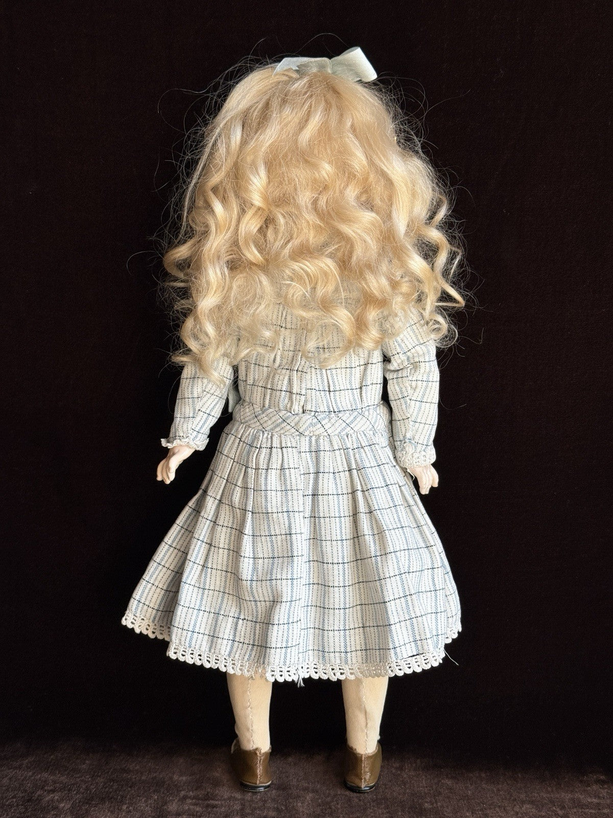 Antique German 16” Gebrüder Kuhnlenz 44-26 Bisque Head Doll