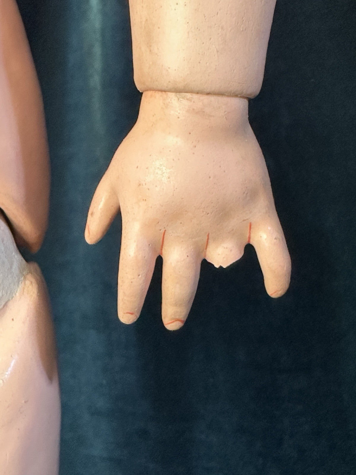 Antique German Simon Halbig Mold 550 20” Doll Bisque Head Composition Body