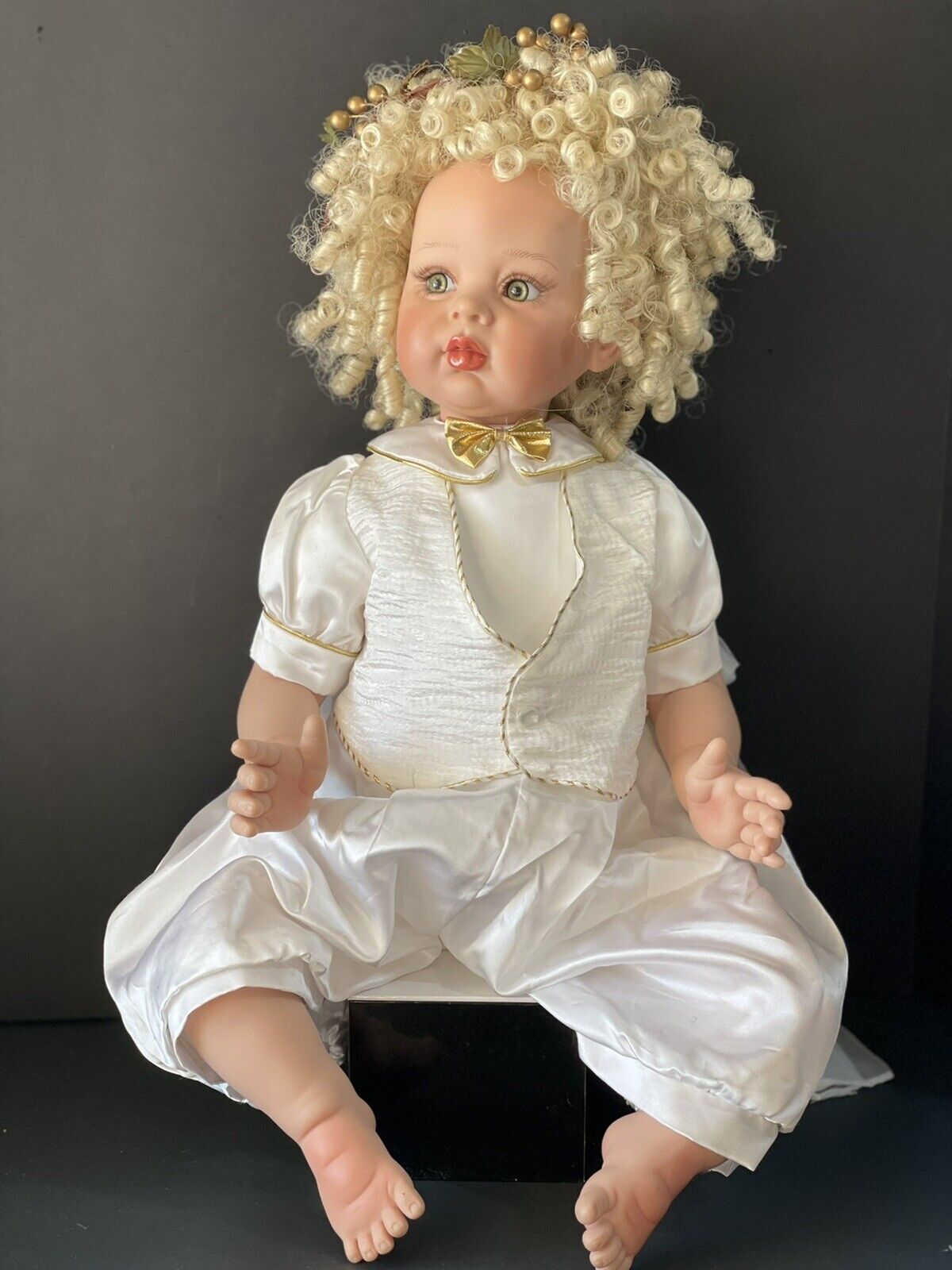 Collectible Vinyl 24” Doll “Eros” by Fayzah Spanos 1997 LE 1000
