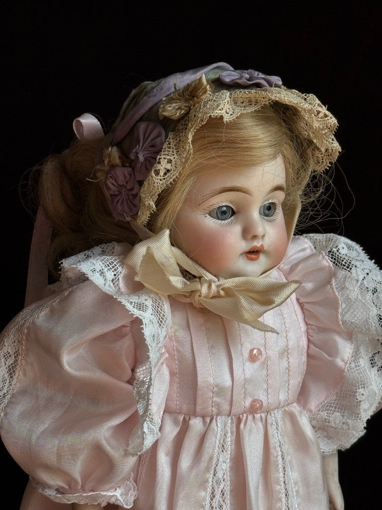 Early Antique German 13” Kestner 143 Bisque Shoulder Head Doll