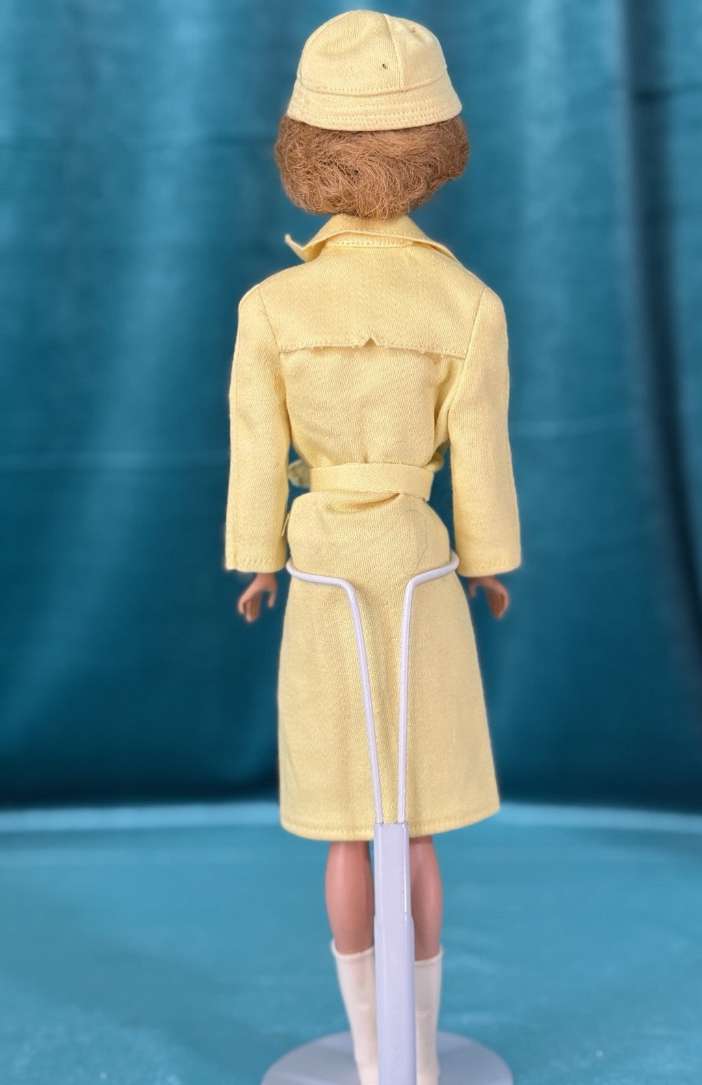 Early Mattel Vintage Blonde Bubblecut Midge Barbie Doll Tagged Outfit