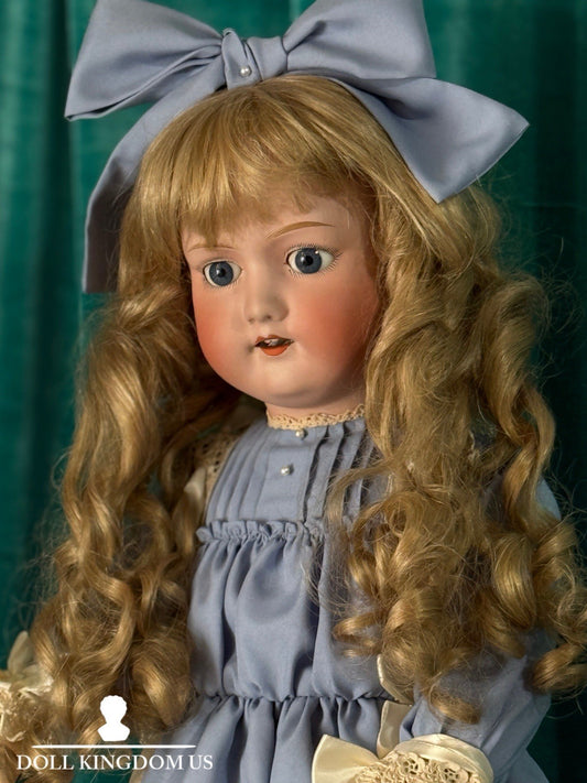 Antique Japan Bisque Head Morimura Brothers 25” Girl Doll