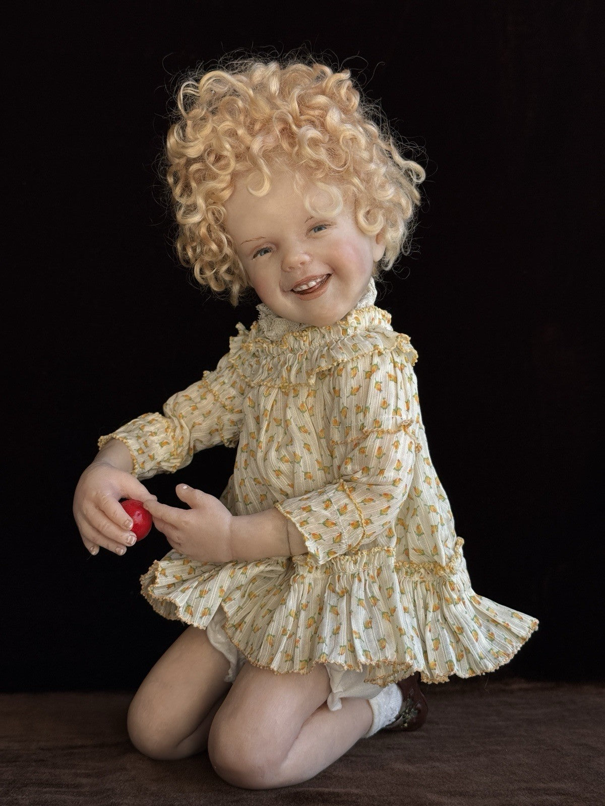 OOAK 11” Jane Bradbury (?) Lifelike Collectible Resin Doll