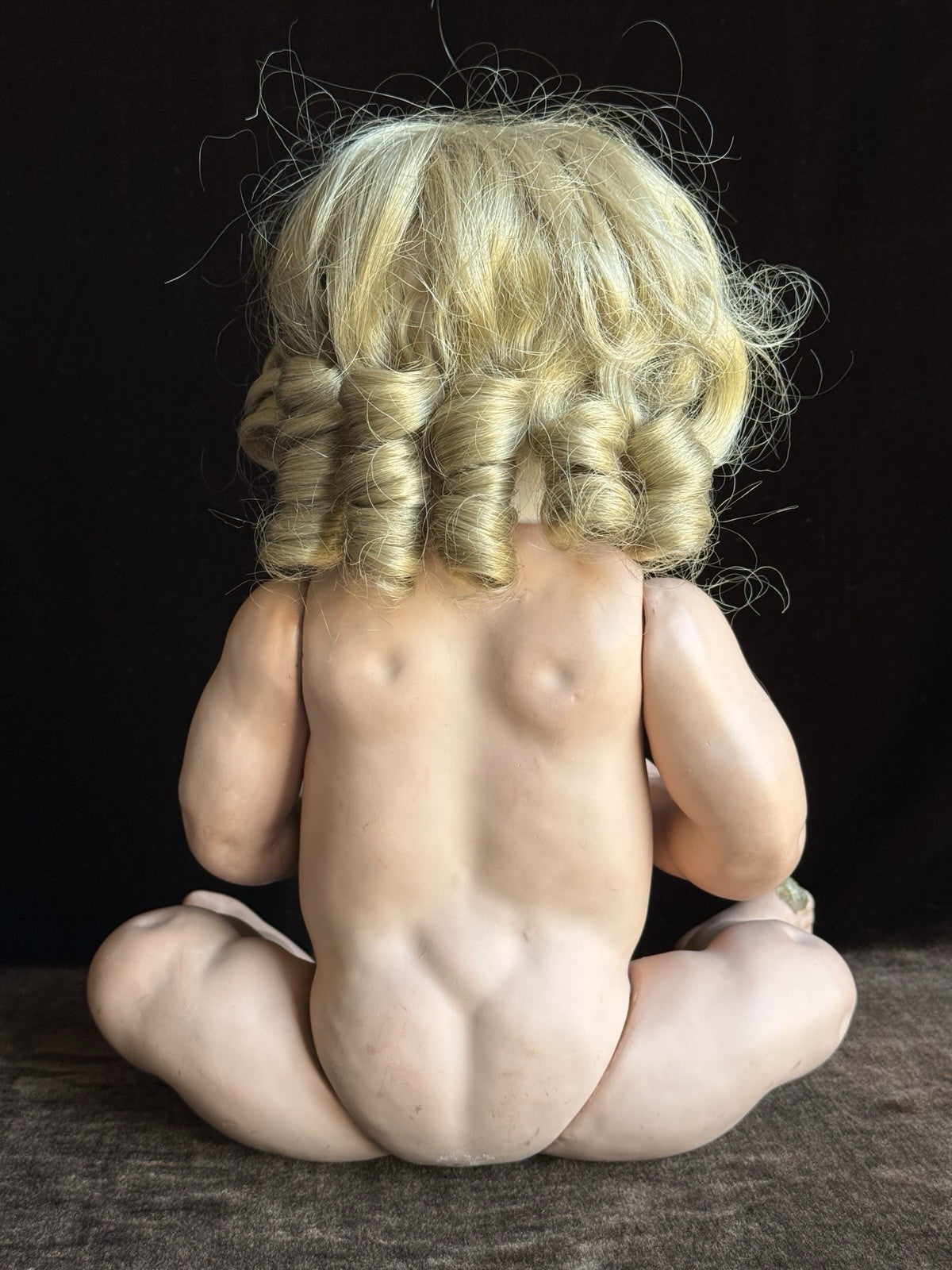 Lot of 2 Antique Bisque Head Baby Dolls Nippon and Koppelsdorf