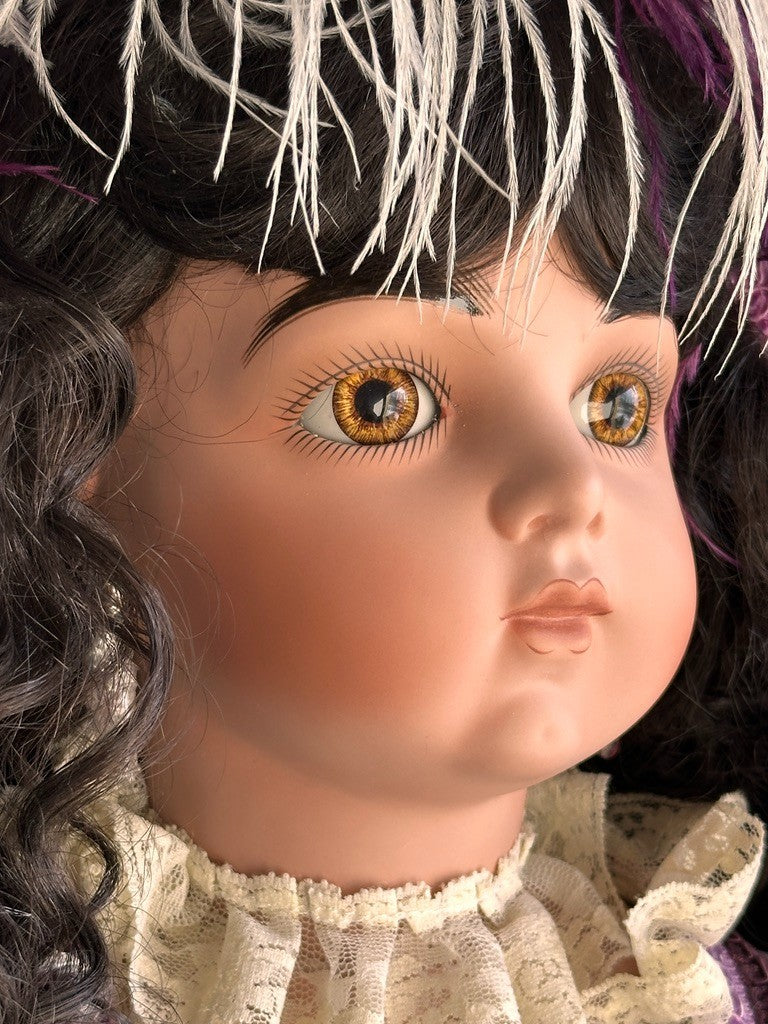 Huge Mary Benner 36" Porcelain Repro of French Bru Jne Michiko Doll LE 750