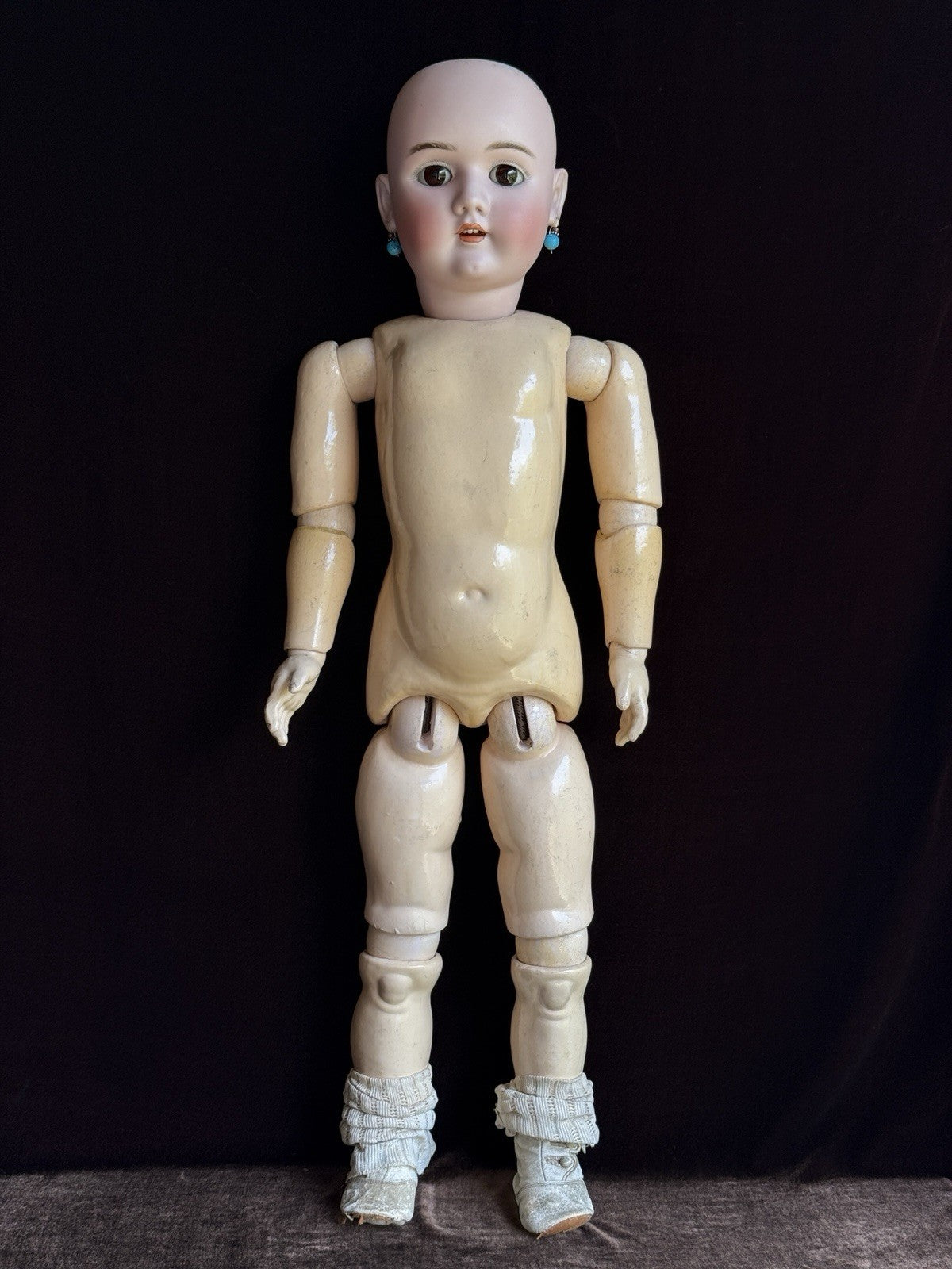 Antique German 30” Heinrich Handwerck 109 Dep Bisque Head Doll