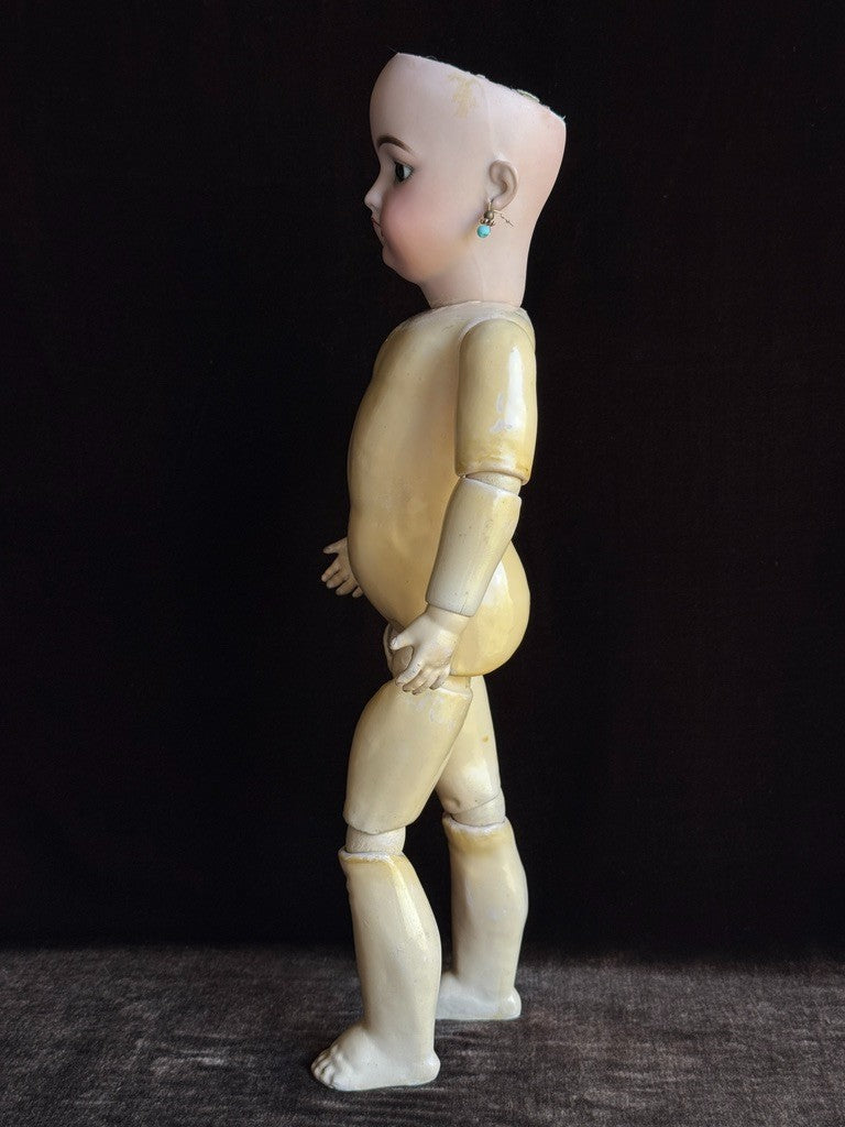 Rare Antique German 16” Heinrich Handwerck 189 Bisque Head Doll