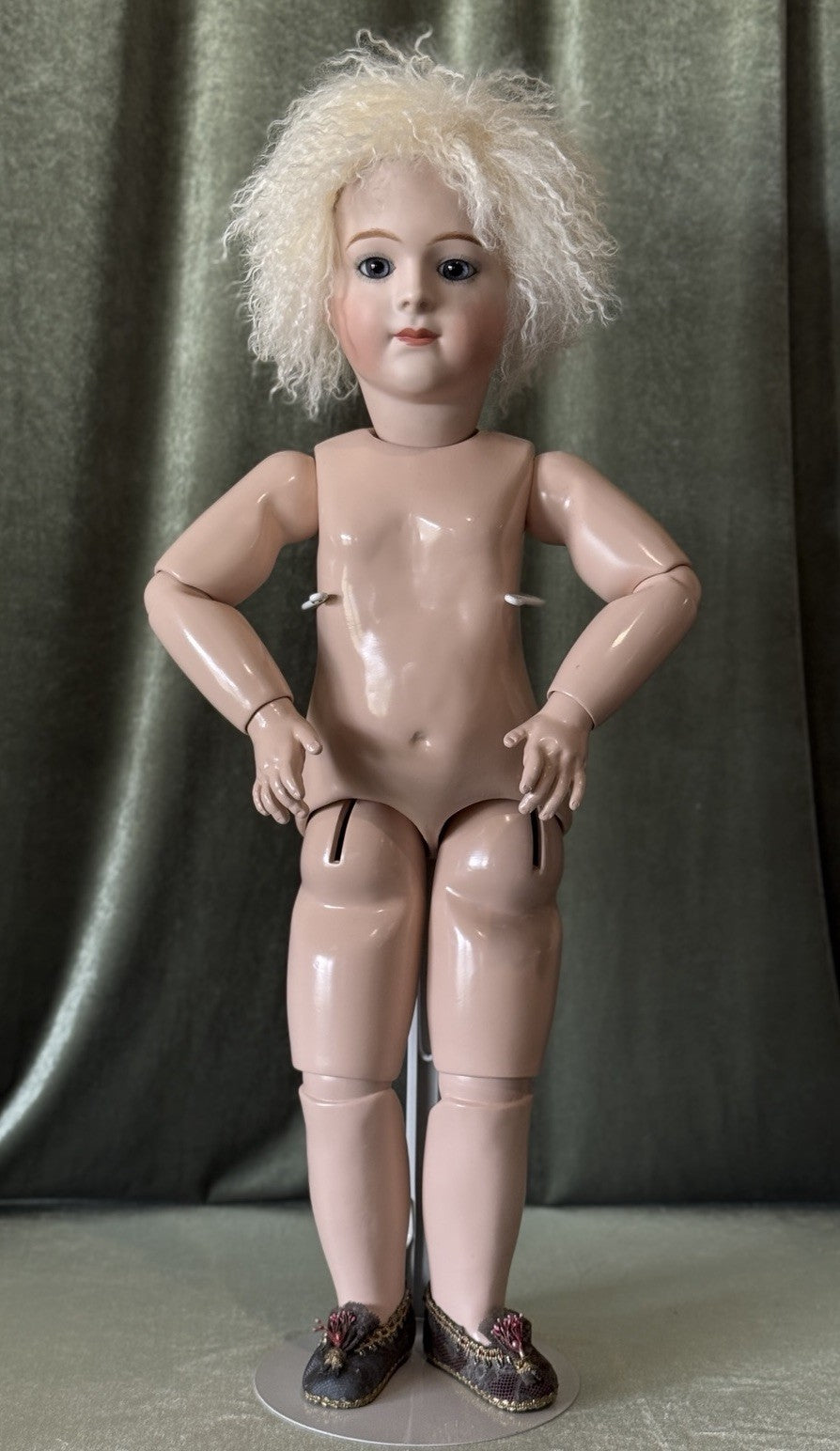 Vintage Reproduction of Antique French Francois Gauthier 29” Polichinelle Doll