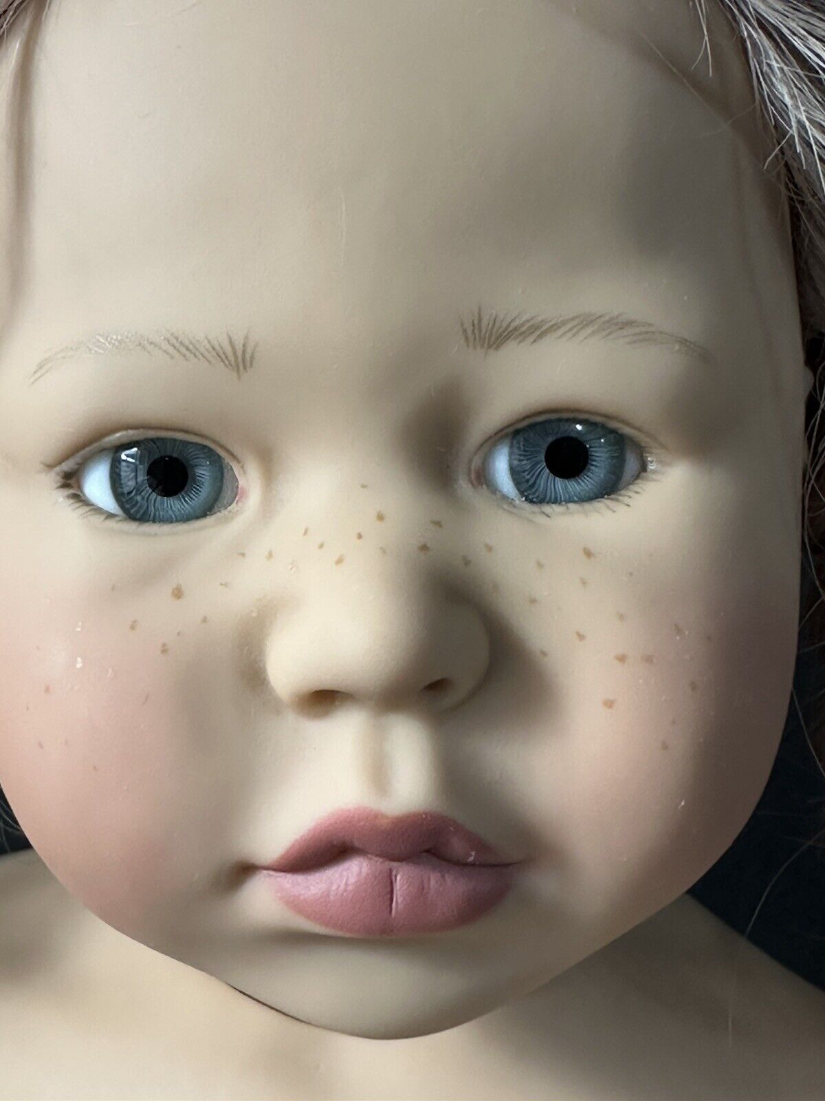 Collectible Vinyl German GOTZ 25” Doll “Rosel" by Artist Karin Schmidt