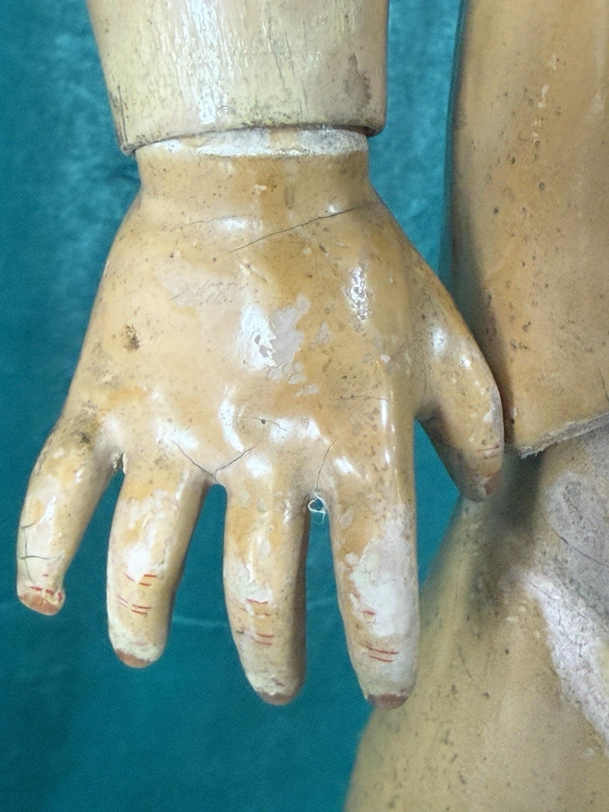 Antique German C.M. Bergmann and Simon Halbig Bisque Head 28” Doll