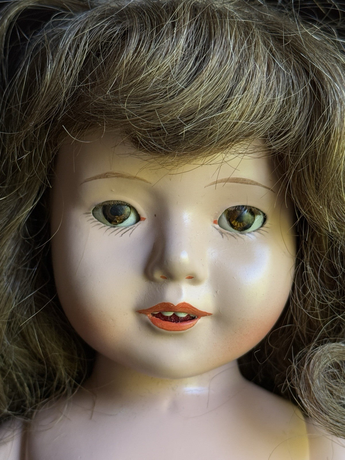 Vintage American 17” Dewees Cochran Anne Shirley Effanbee Doll