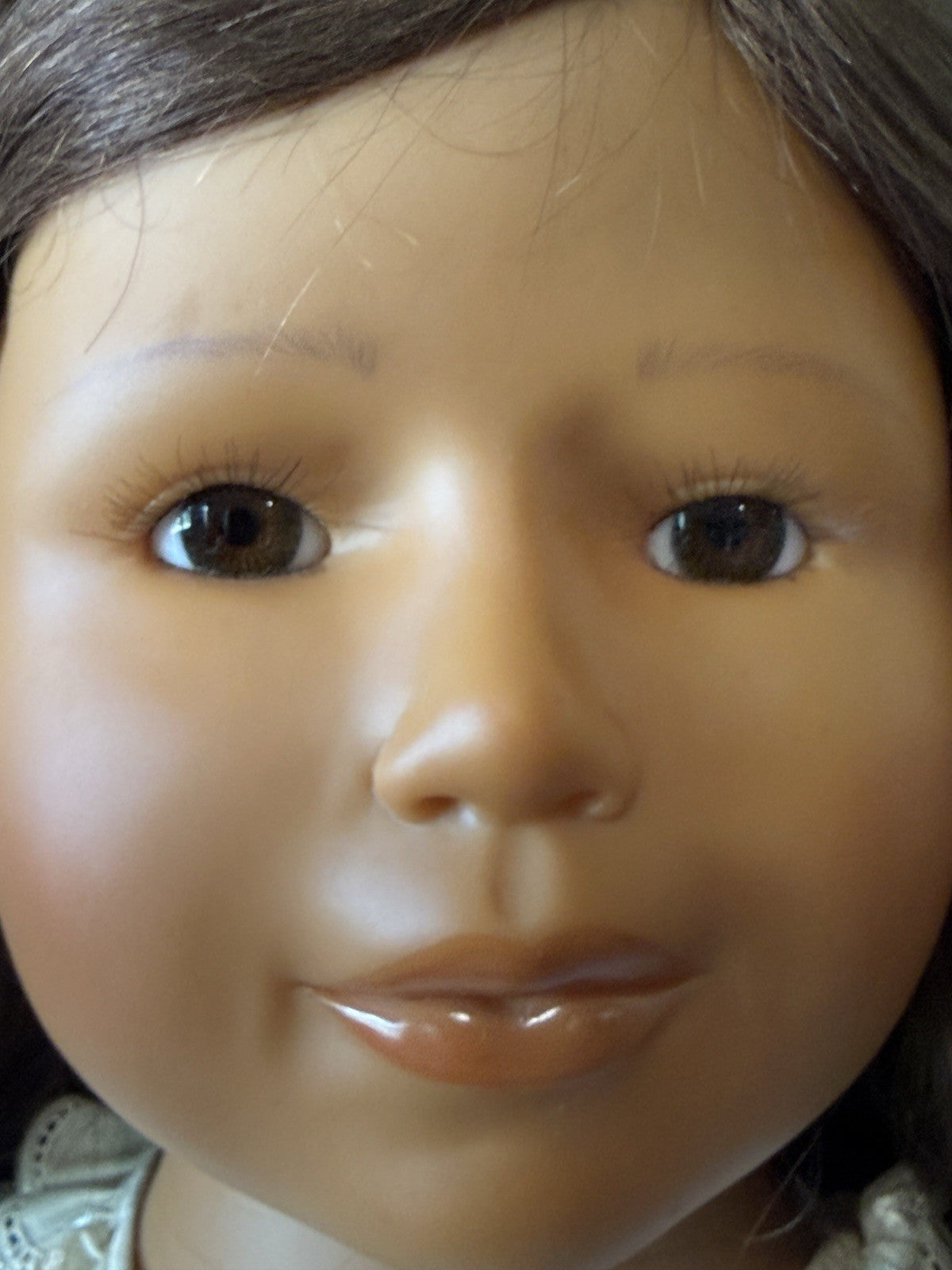 Huge 46” Collectible German Artist Evelyn Leman Vinyl Girl Doll