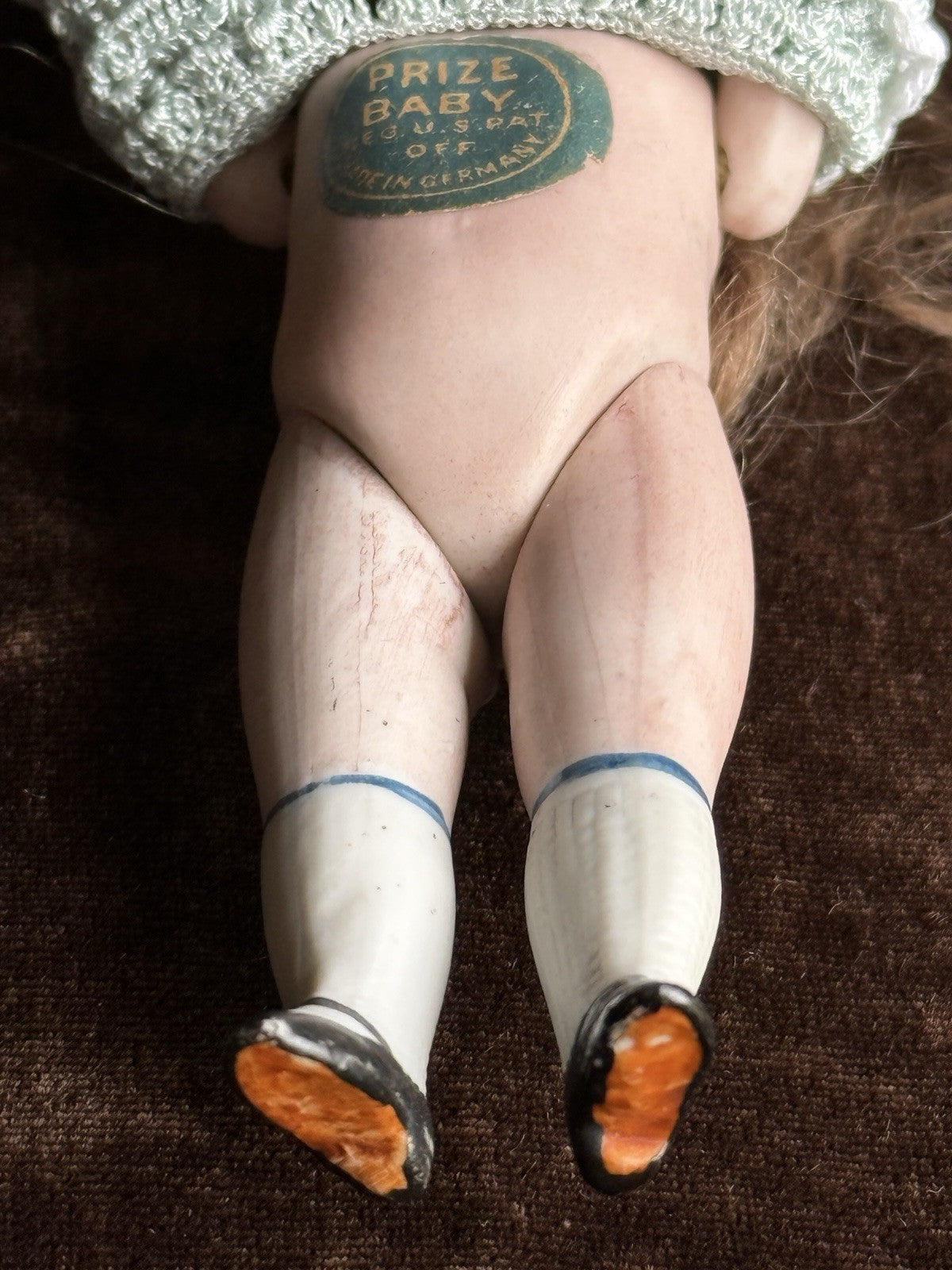 Antique German 4.5” Kestner 208 All Bisque Mignonette Dollhouse Doll
