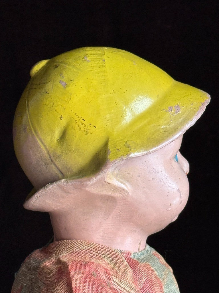 Very Rare Antique American 11.5" Composition Ideal Uneeda Advertising Boy Doll