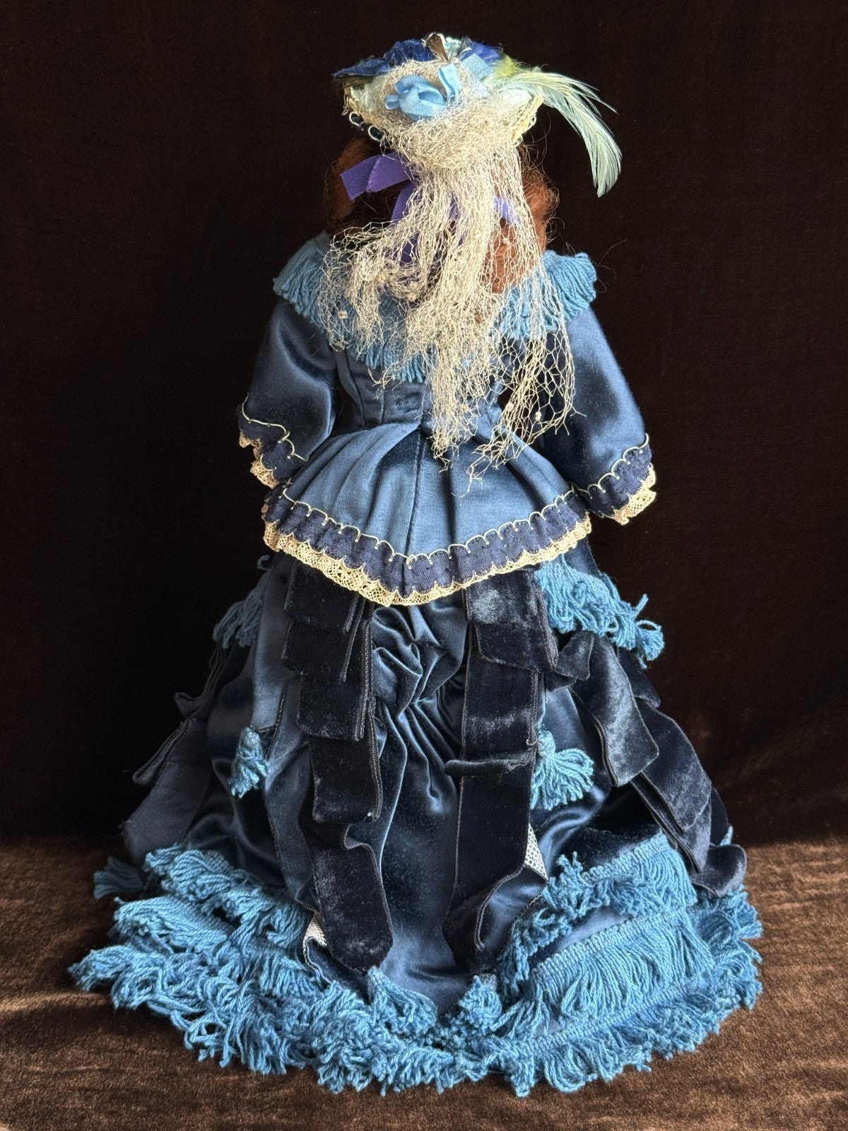 Rare Petite 12" Antique French François Gautier Bisque Head Fashion Doll