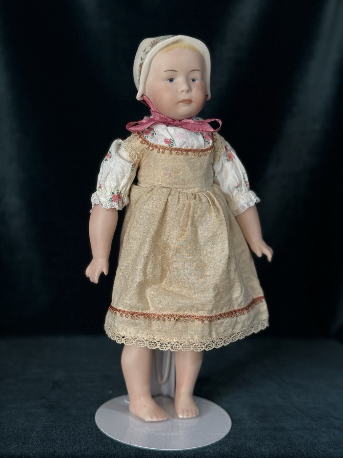 Reproduction Of Antique Gebruder Heubach “Baby Stuart” Character 12” Doll