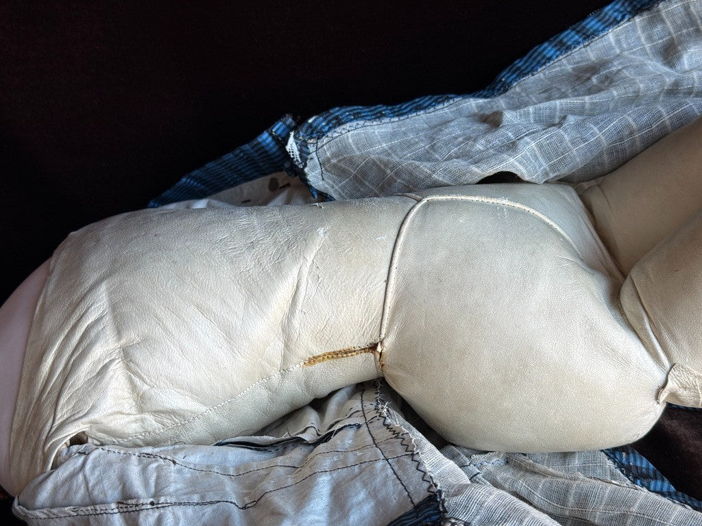 Grand Size Antique French Eugene Barrois (?) Bisque Head Fashion Poupee Doll