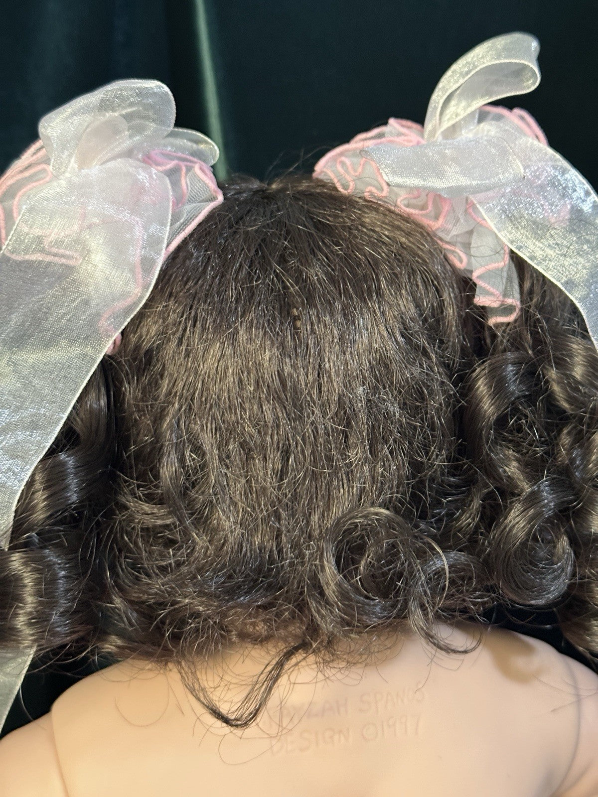 Collectible Vinyl Baby Girl Doll by Fayzah Spanos 24”