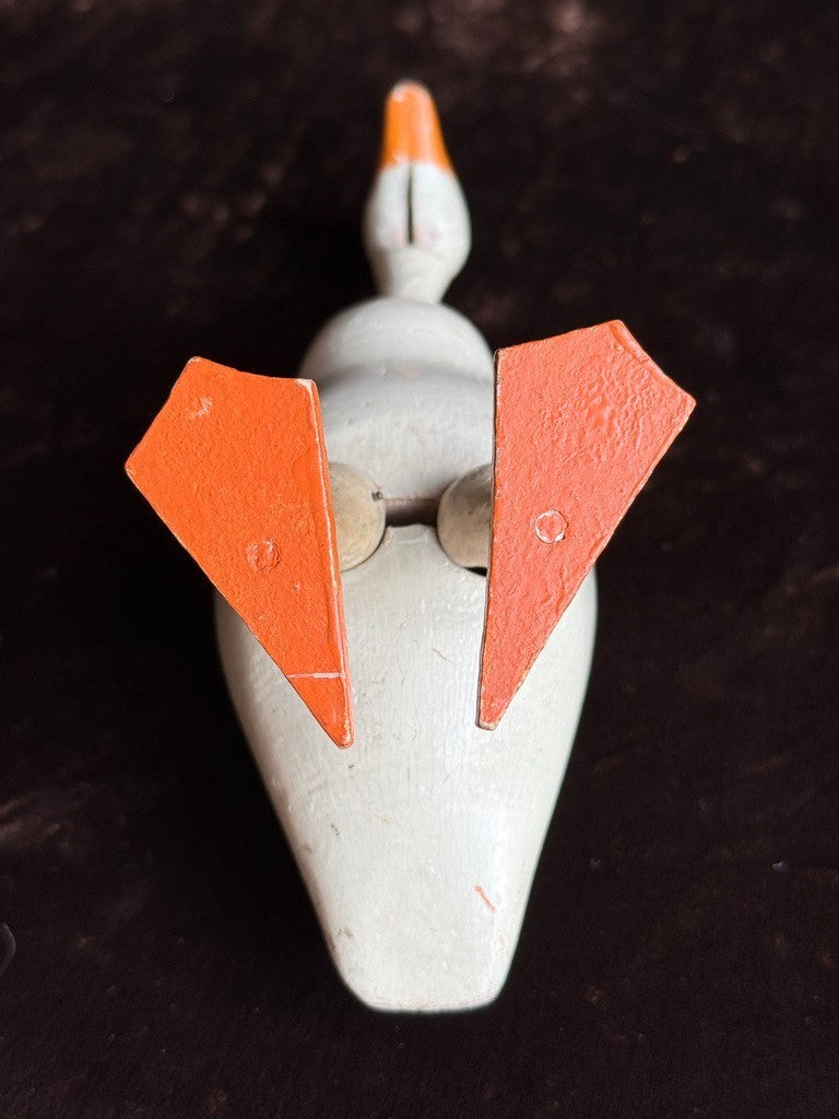 Rare Antique American 6” Schoenhut Circus Goose Wooden Jointed Doll