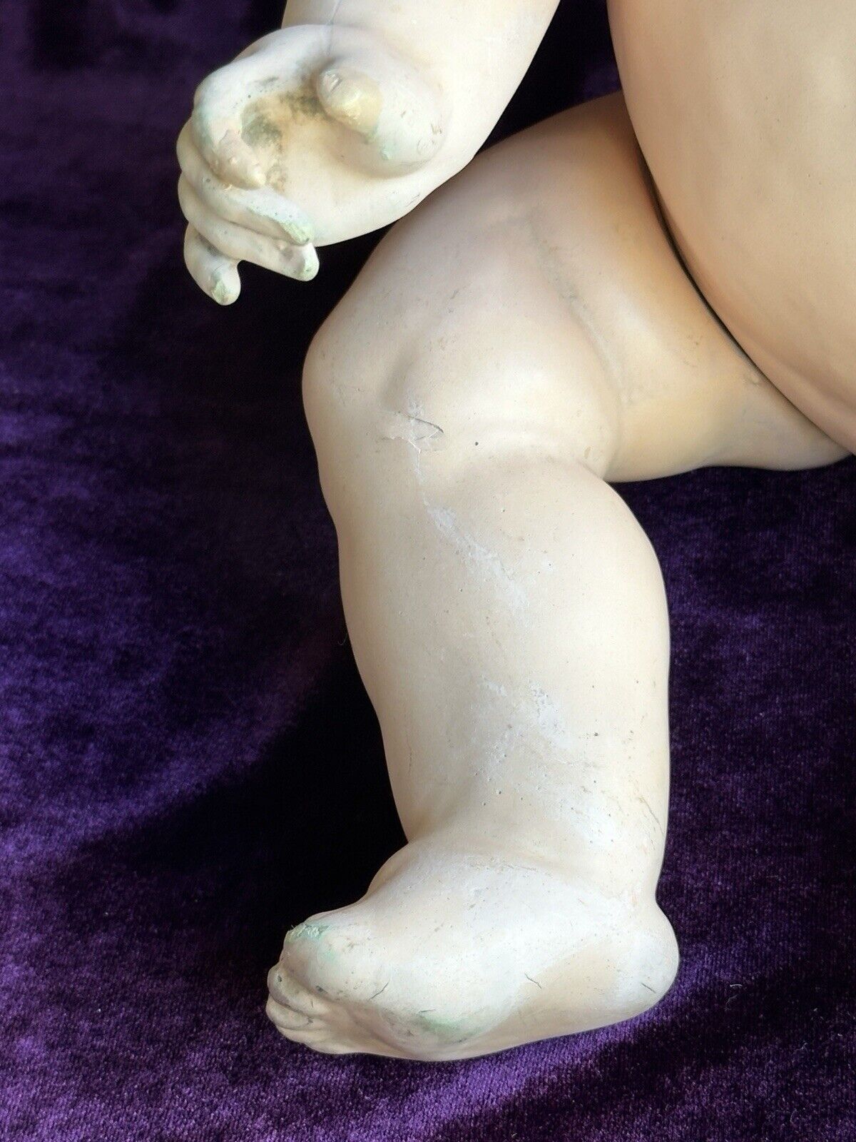 Large Antique German 17" Armand Marseille 351/8 Dream Baby Bisque Head Doll