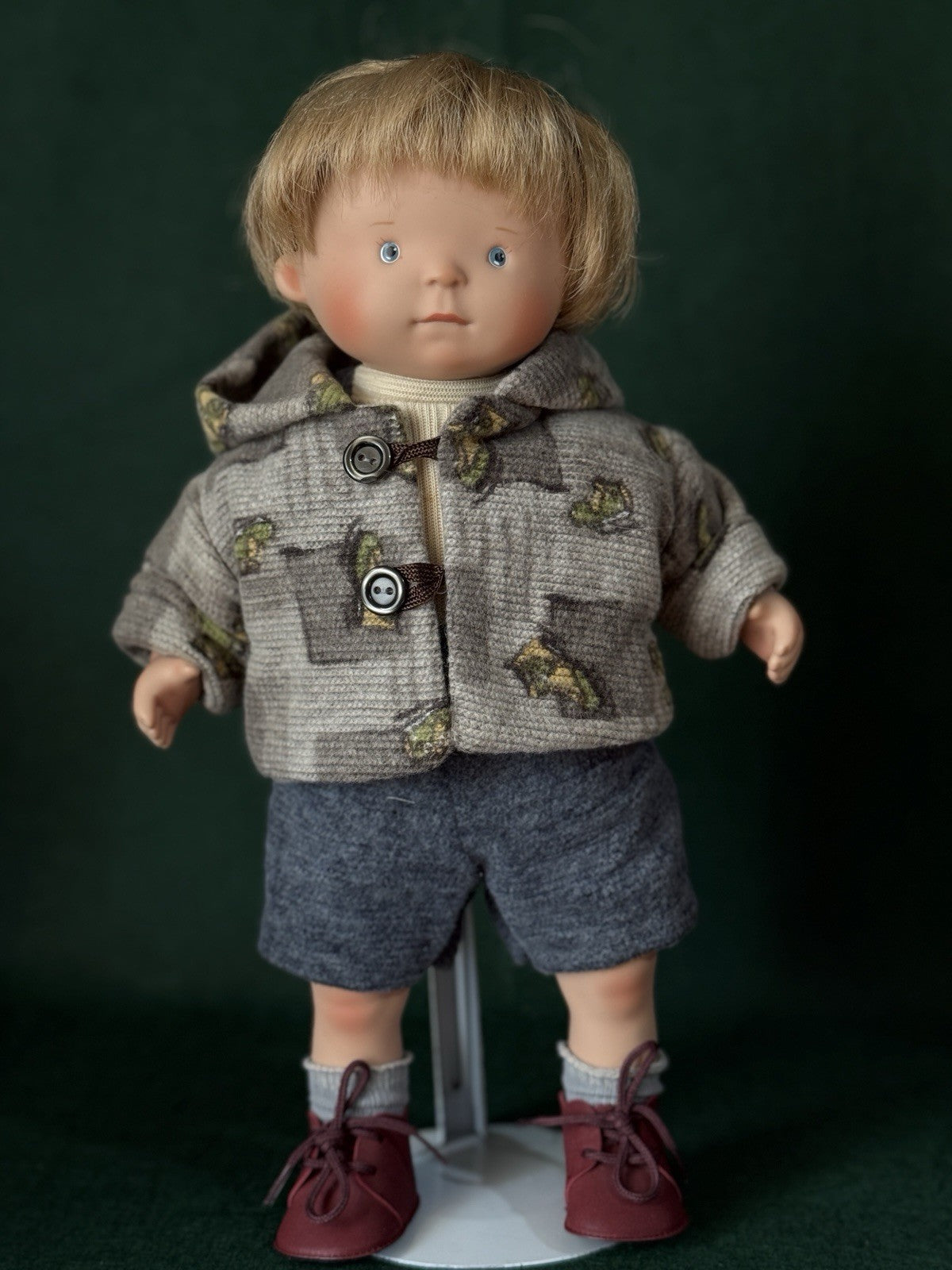 Collectible Vinyl Molly Micky Joe White Baloon 13” doll by Marie-Luise Schulz