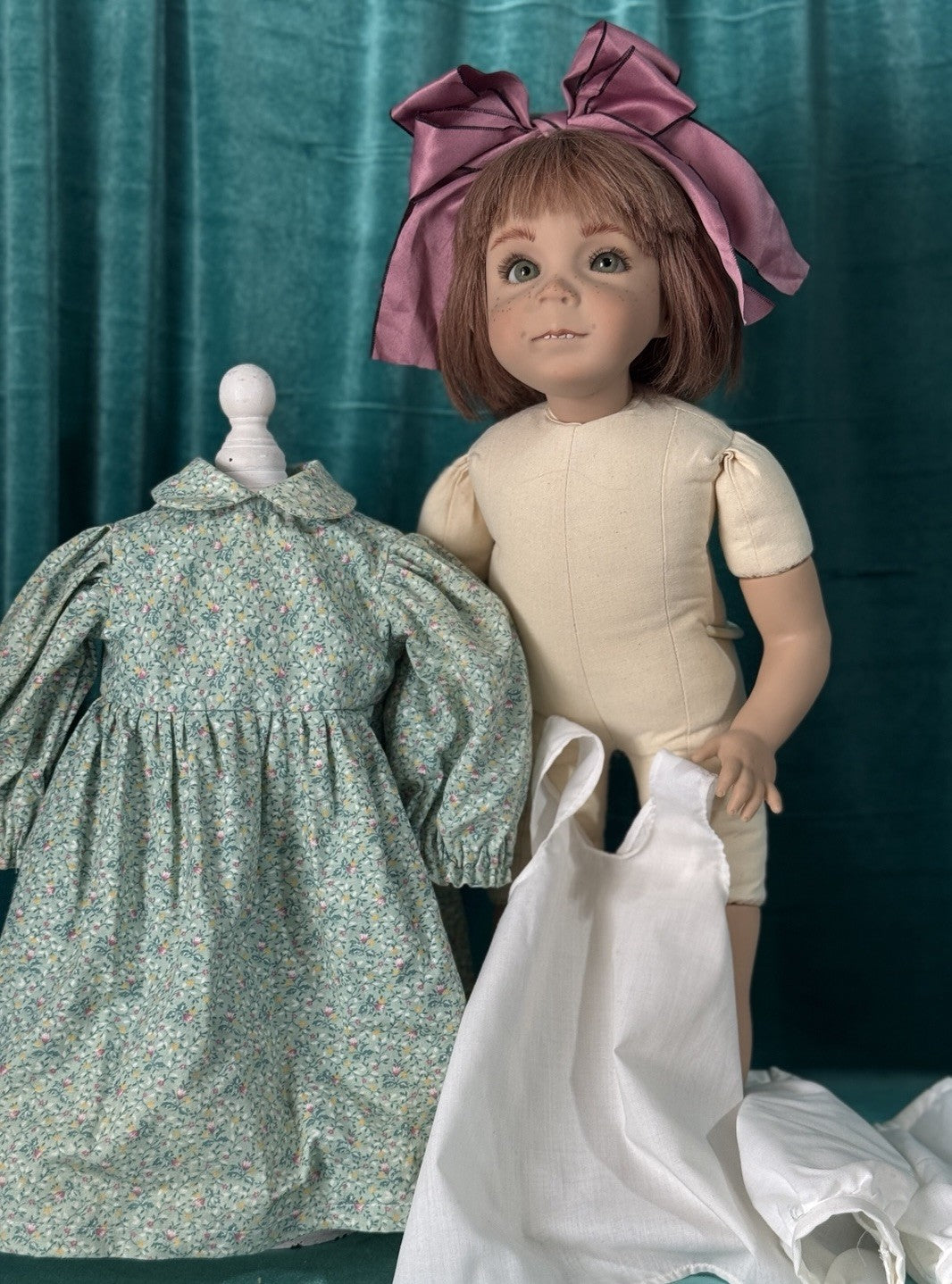 Artist Original German Vinyl 19” Baby Girl Doll By Grossle-Schmidt