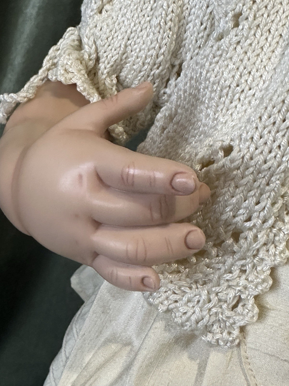 Artist Hildegard Gunzel Wax Over Porcelain 26” Doll “Harriet” LE 25 Box/Tag