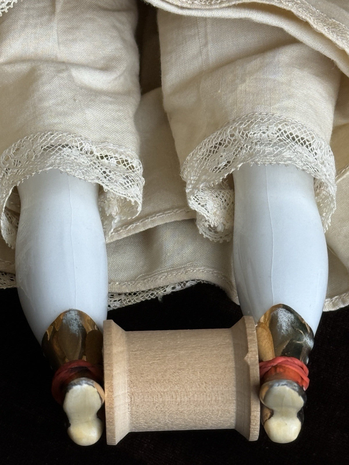 Antique 14” Made in Japan China Shoulder Head Bride Doll