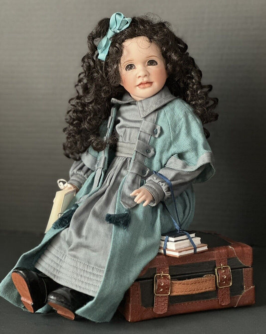 Wendy Lawton Porcelain and Wood “Eugenia’s Literary Salon” LE 750 16”Doll