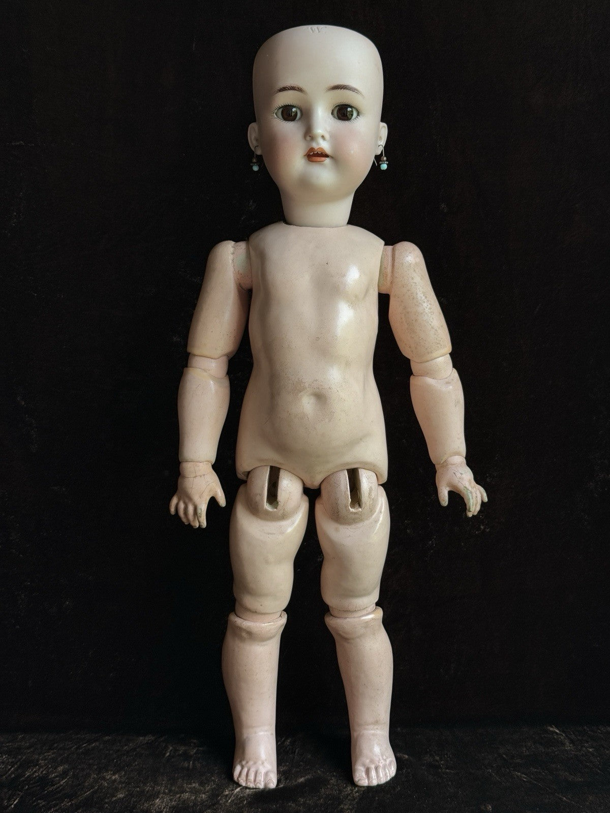 Antique German 21.5” Kammer Reinhardt Simon Halbig 58 Bisque Head Doll