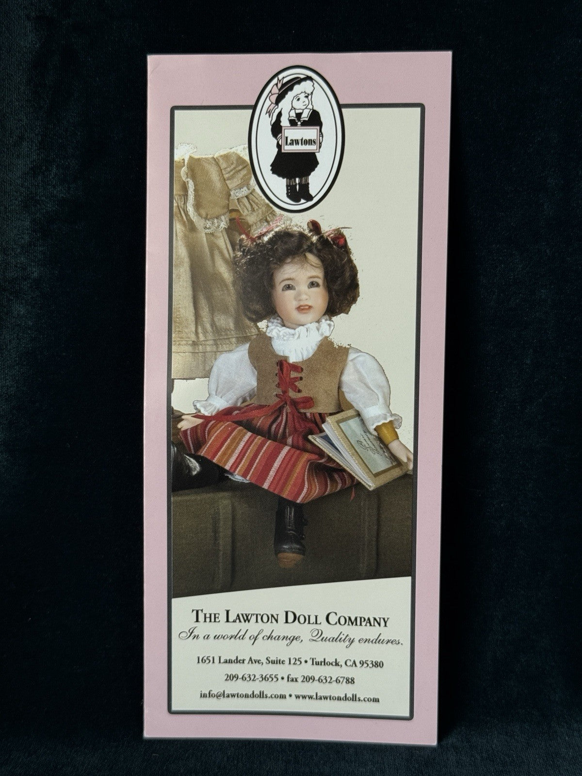 MIB Wendy Lawton “Heidi” Wooden Jointed/Porcelain 9” Doll LE 75 Box/COA/Tag