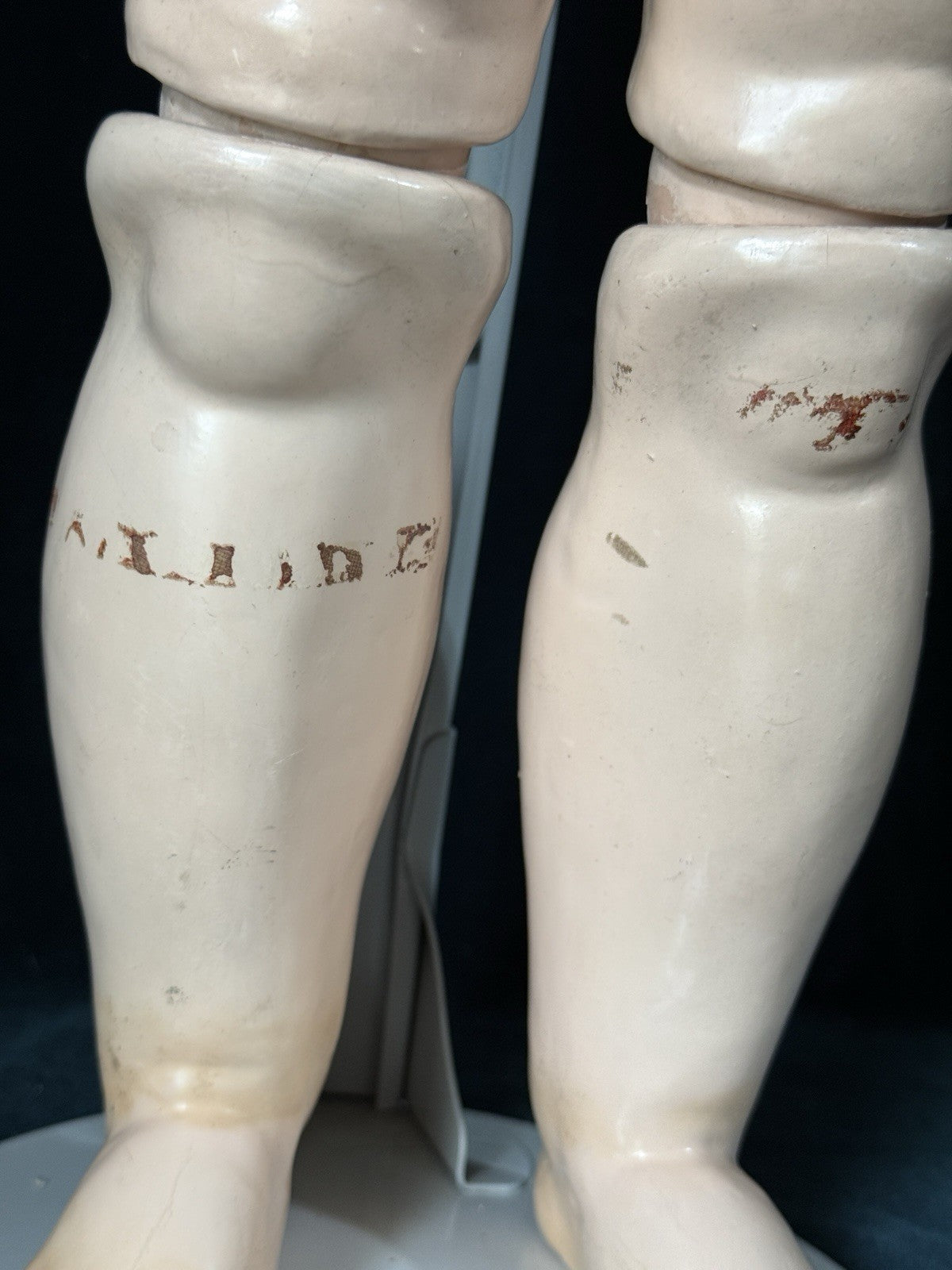 Antique German 30” Walkure Doll Bisque Head Composition Body