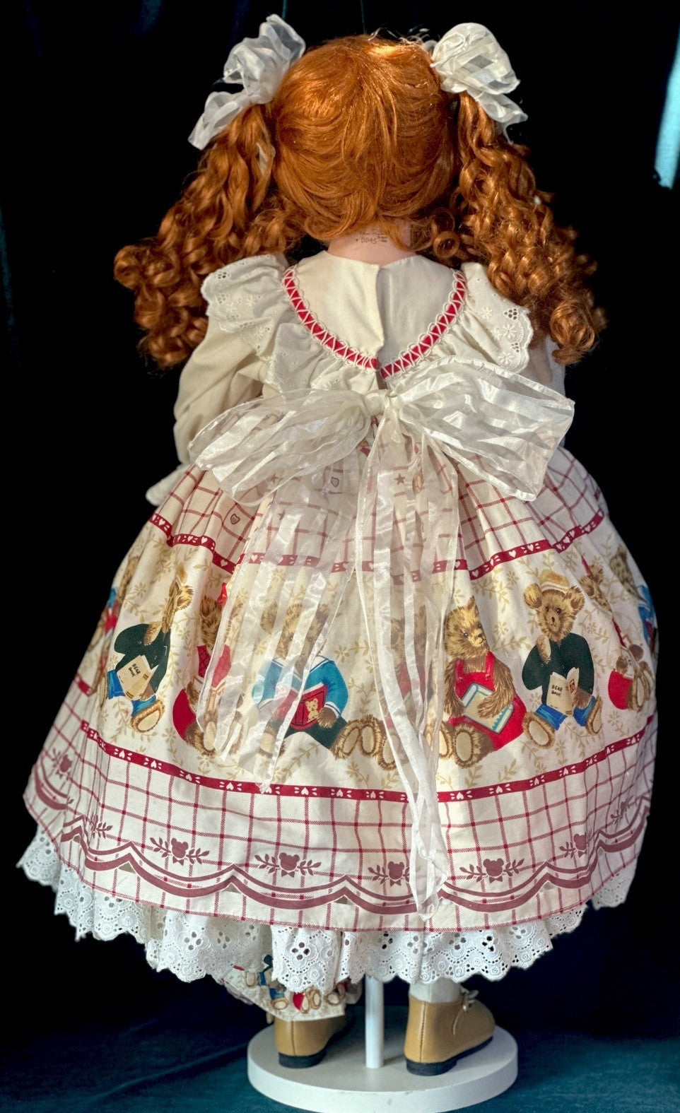 Large 29” Porcelain Doll “Abbie” by Donna Rubert LE 1000 Tag/Toy