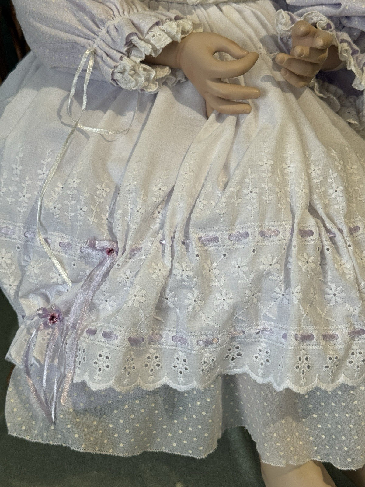 Large Original 42” Porcelain Doll “Stitches” by Donna Rubert LE 1000