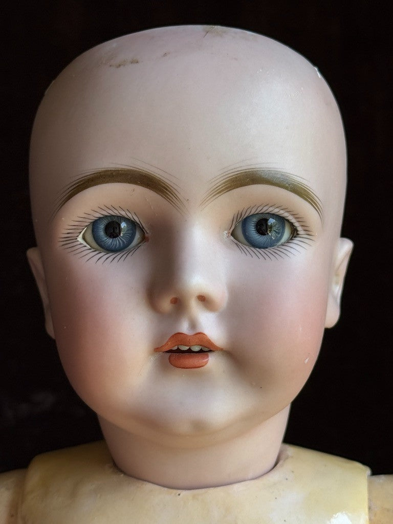 Rare Antique German 20” Kestner 149 Bisque Head Doll
