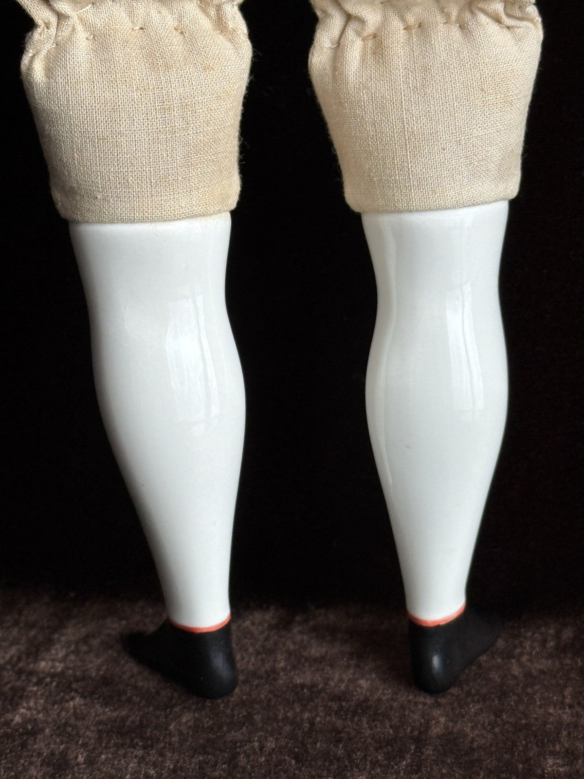 Vintage 18.5” Repro of Antique German Jenny Lind China Head Doll by Emma Clear