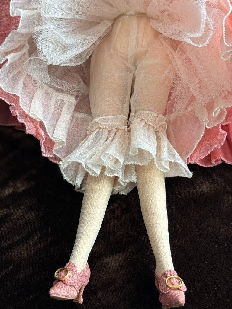 Collectible John Wright Columbine 15" Cloth Felt Doll LE 300 in Box