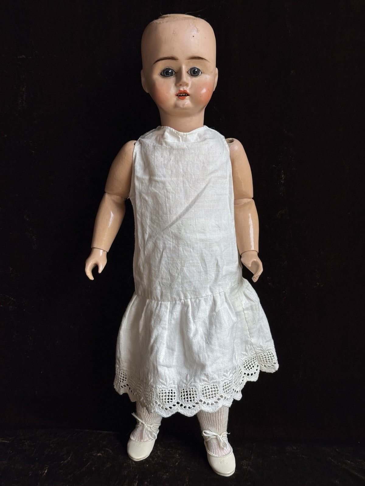 Antique French 21” Tout en Bois All Wood Doll
