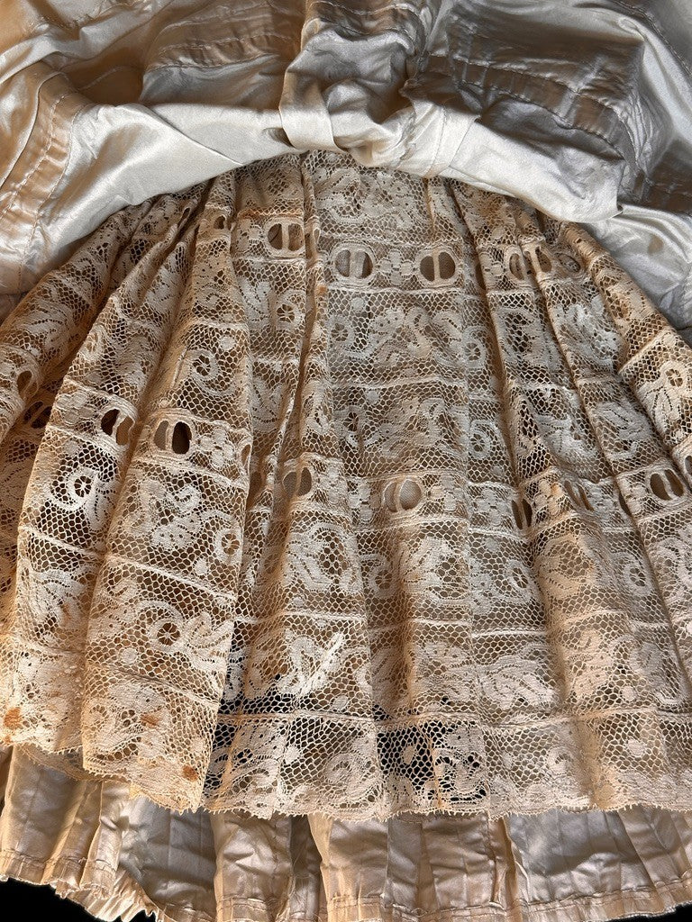 Antique German 18” Countess Dagmar Parian Bisque Head China Doll