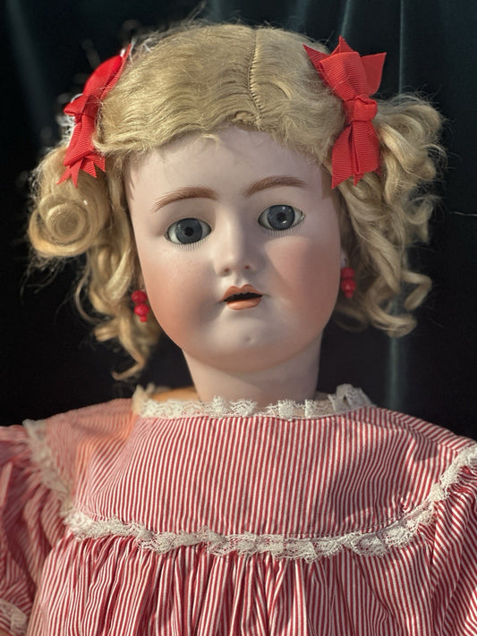 Antique German Simon Halbig Heinrich  Handwerck Bisque Head 29” Doll