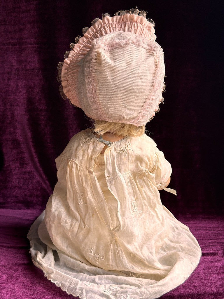 Large 21” Antique German JDK Kestner 257 Bisque Head Baby Doll Composition Body