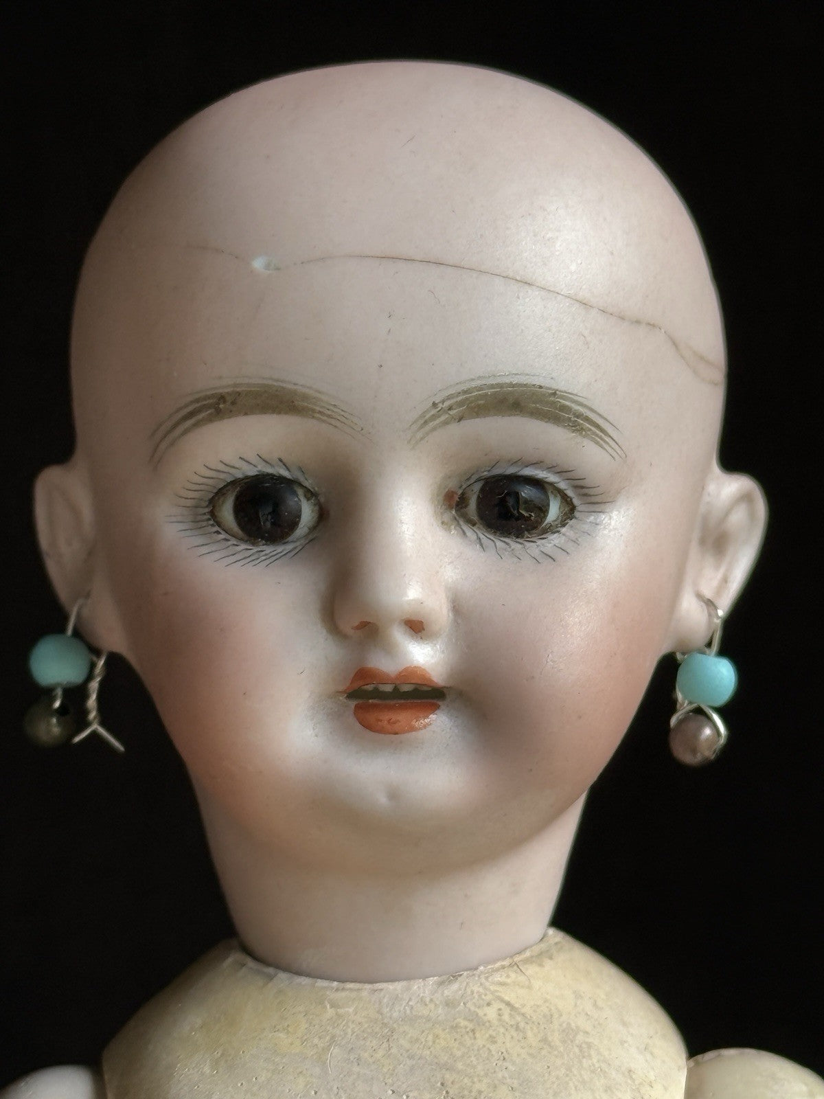 Antique German 10.75” Bleuette Size Simon Halbig Dep Bisque Head Doll