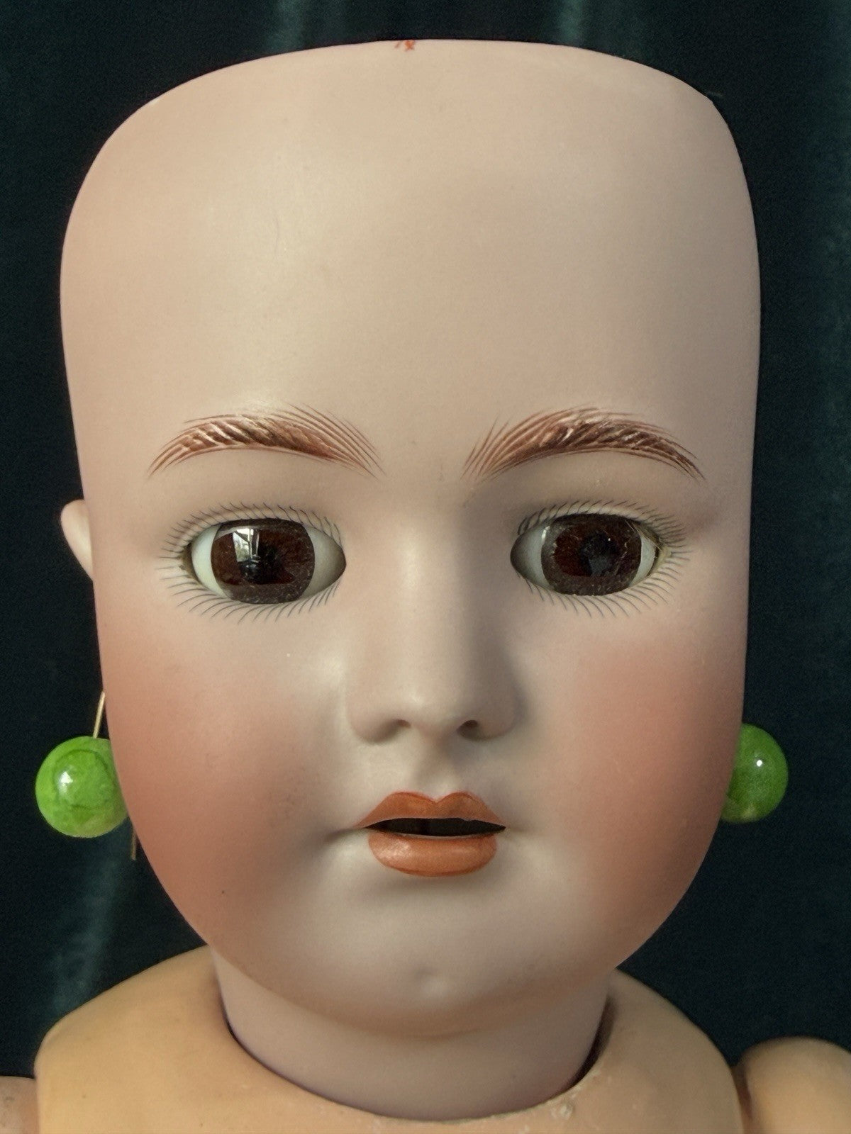 Antique German Simon Halbig Heinrich Handwerck 19” Doll Bisque Head