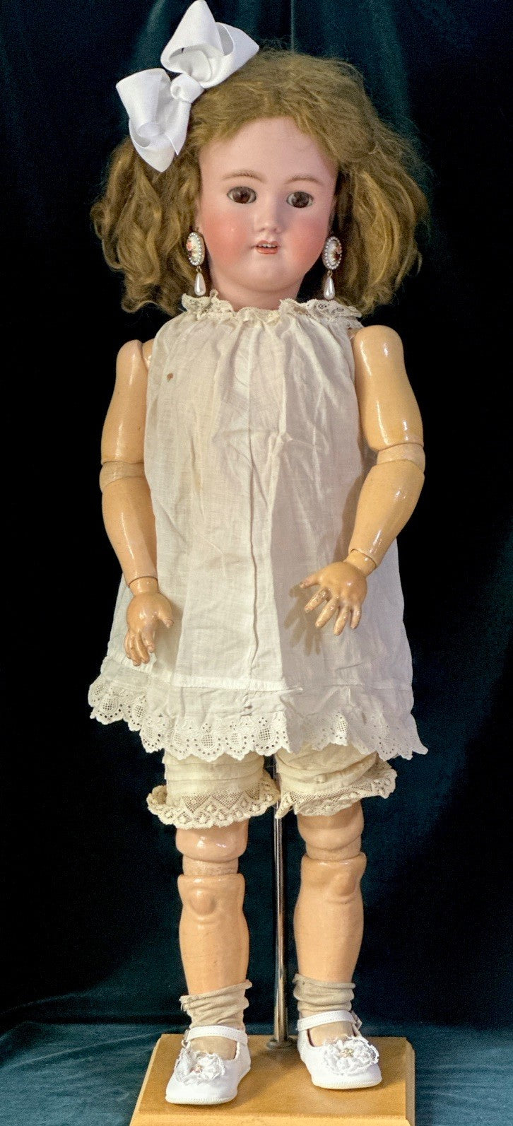 Antique German Simon Halbig Heinrich  Handwerck Bisque Head 27” Doll