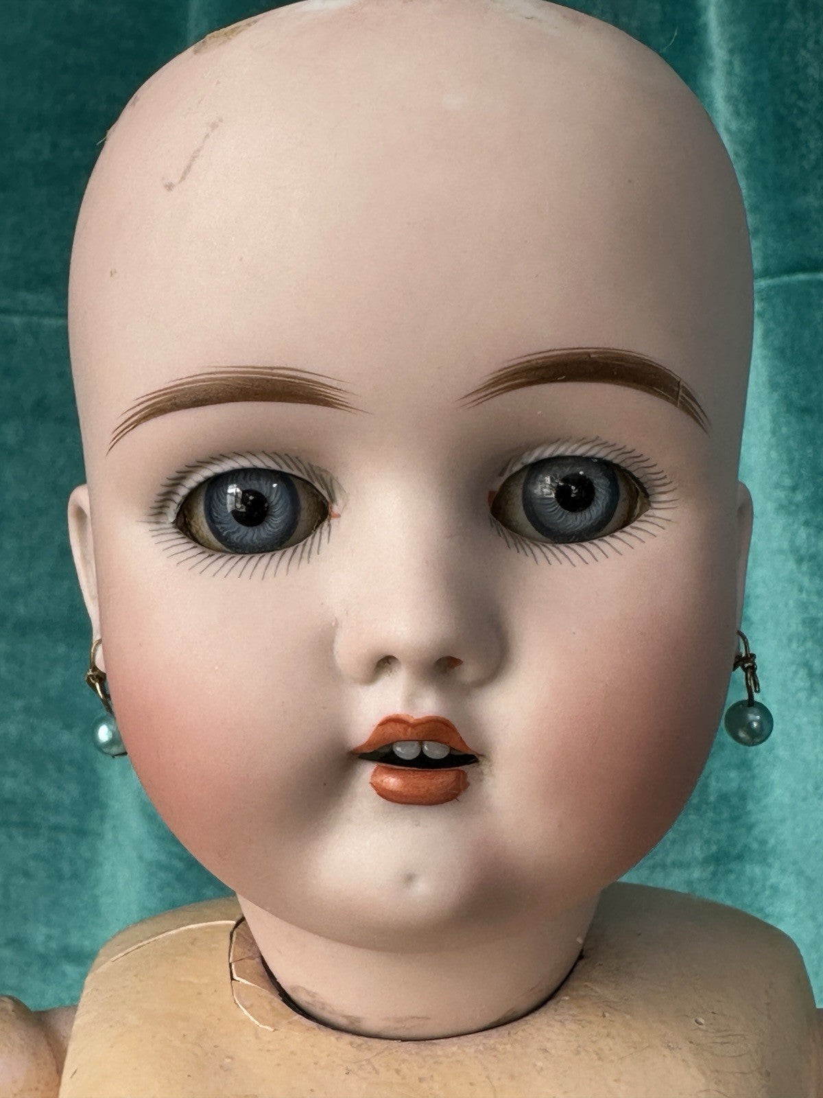 Antique German Max Handwerck Bisque Head 17” Doll Mold 421