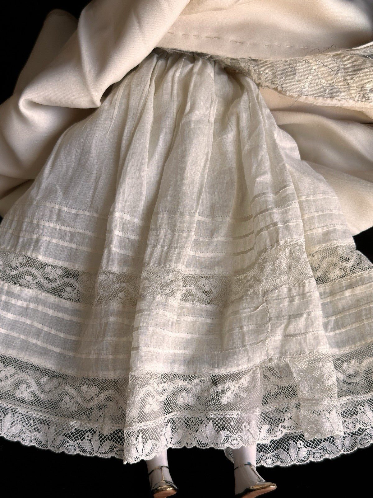 Vintage Porcelain 17” Signed Emma Clear Parian China Doll