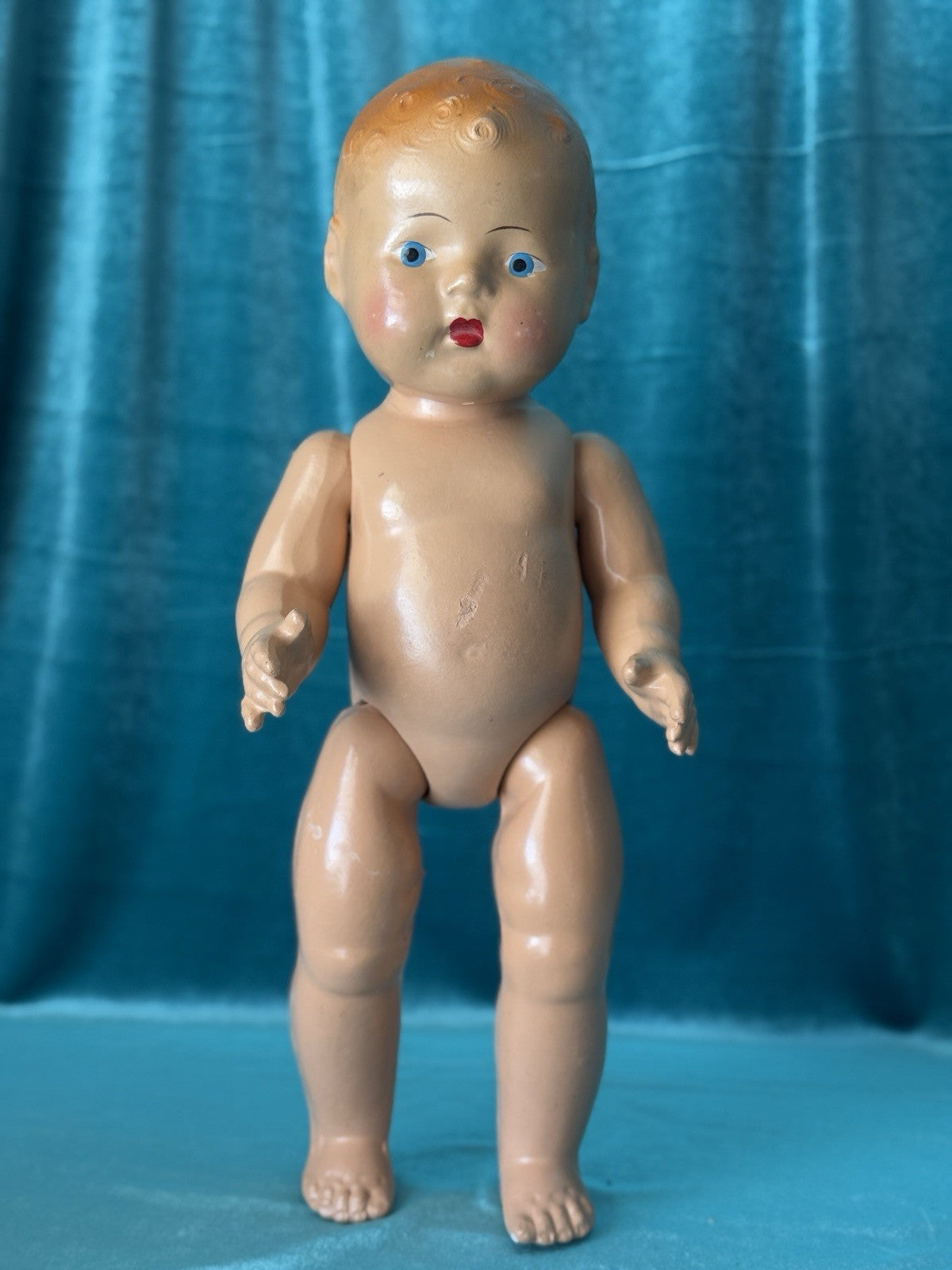 Vintage Unidentified 16” All Composition Doll