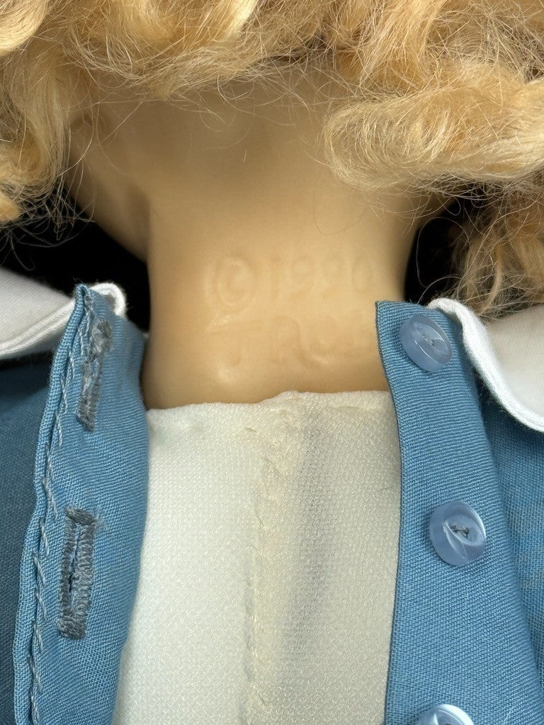 OOAK 18" Artist Carol Trobe Sculpted Polymer Clay Girl Doll