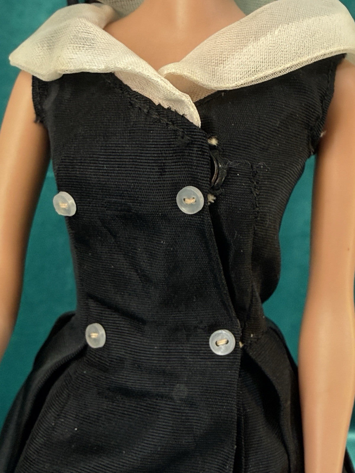 Vintage Mattel Brunette Ponytail Barbie Number 10 Doll 934 After Five Outfit